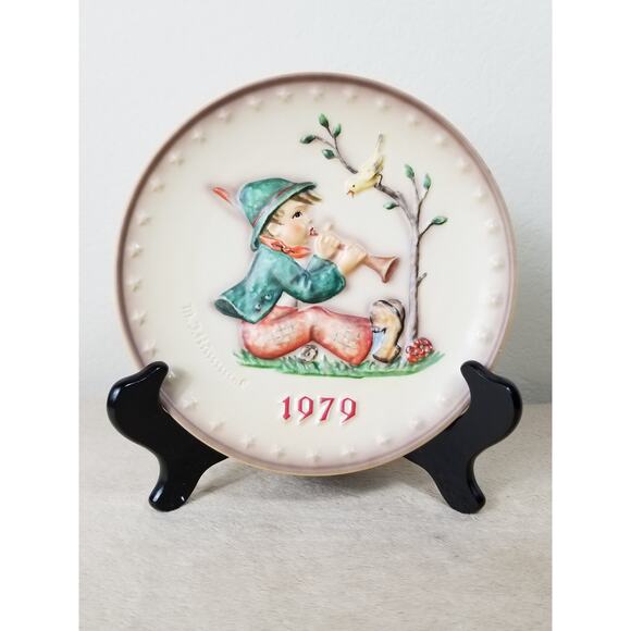 Hummel 9th Annual Plate 1979 Goebel Hand Painted Hum 272 West Germany Vintage - Picture 1 of 13